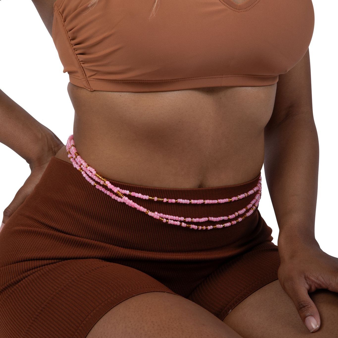 Blushing Dreams Waist Bead – Lolo Beads
